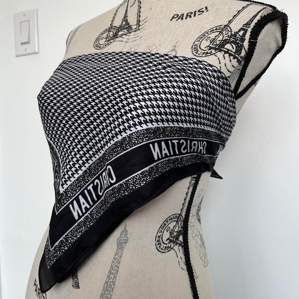 Cute wrap around scarf top